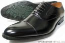 S-MAKE（エスメイク）内羽根ストレートチップ（キャップトゥ） ビジネスシューズ 防滑ソール 黒 ワイズ（足幅）/3E(EEE) 23cm（23.0cm）、23.5cm、24cm（24.0cm） 【小さいサイズ（スモールサイズ）紳士靴】