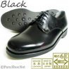 Black 本革 プレーントゥ ビジネスシューズ 黒 幅広Gワイズ/6E（EEEEEE）［メンズ革靴・紳士靴／大きいサイズ（ビッグサイズ）27.5cm、28cm（28.0cm）、28.5cm、29cm（29.0cm）、30cm（30.0cm）あり］（16011-BLK）