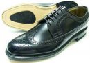 TUFF（タフ）British Classic 本革底 ウィングチップ ビジネスシューズ 黒 ワイズ3E（EEE）27.5cm 28cm（28.0cm）29cm（29.0cm）【大きいサイズ（ビッグサイズ）革靴・紳士靴・グッドイヤーウェルト製法・日本製】
