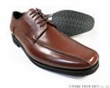 Christian Carano（クリスチャン カラノ）本革 スワールモカ ビジネスシューズ 茶色 ワイズ3E（EEE）～4E（EEEE） 27.5cm、28cm（28.0cm）、28.5cm、29cm（29.0cm）、29.5cm、30cm（30.0cm）【大きいサイズ（ビッグサイズ）紳士靴（革靴）】 (1325-BR)