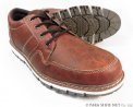 LiBERTO（EDWIN）レザースニーカー（4cm防水・防滑ソール）カジュアルシューズ キャメル（茶色）ワイズ3E（EEE）28cm（28.0cm）、29cm（29.0cm）【大きいサイズ（ビッグサイズ）メンズ 紳士靴】（PACC-60648-CAM）