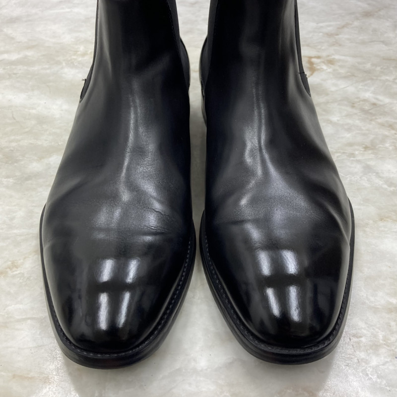Giorgio Armani chelsea boots shoeshine 1