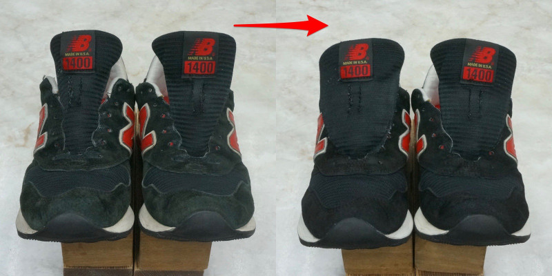 newbalance m1500 suede reglue sole sneaker cleaning dye 2
