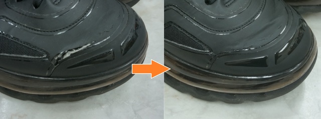  バレンシアガ ダッドスニーカー クリーニング 破れ補修　SHOES 53045 David Tourniaire-Beauciel Bump'Air BALENCIAGA leather sneaker  cleaning repair