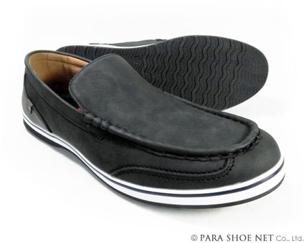 AMERICANINO（EDWIN）スリッポンスニーカー カジュアルシューズ アンティークブラック（黒）ワイズ3E（EEE）28cm（28.0cm）、29cm（29.0cm）、30cm（30.0cm）【大きいサイズ（ビッグサイズ）メンズ紳士靴】（ae893bl）