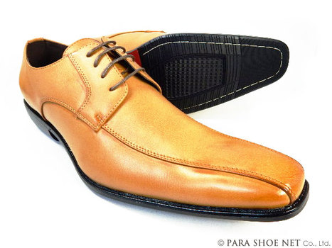 SABLINA VALENTINO スワールモカ ビジネスシューズ タン（キャメル）ワイズ3E（EEE） 28cm（28.0cm）、29cm（29.0cm）【大きいサイズ（ビッグサイズ）メンズ紳士靴】（acc-85tan）