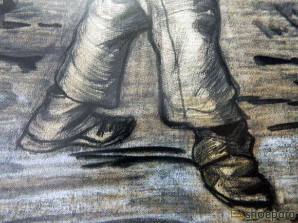 「種播く人」の足元の靴／VINCENT VAN GOGH ゴッホ展（1985年）